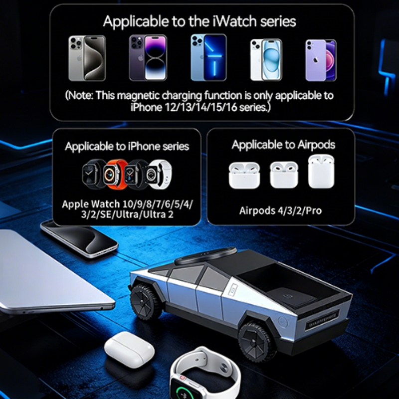 デスクトップスタンド 3-in-1 サイバードック ワイヤレ - Smartwatch Apple Watch のレビューと価格