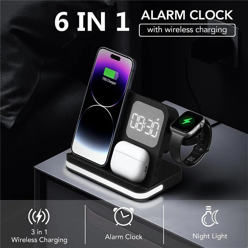 ワイヤレス充電器スタンド iPhone 15 14 サムスン - Smartwatch Apple Watch のレビューと価格