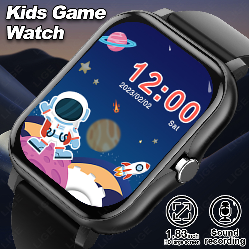 LIGE 2025 オーディオブック子供スマートウォッチファ - Smartwatch Digital Watches For Kid Boy のレビューと価格