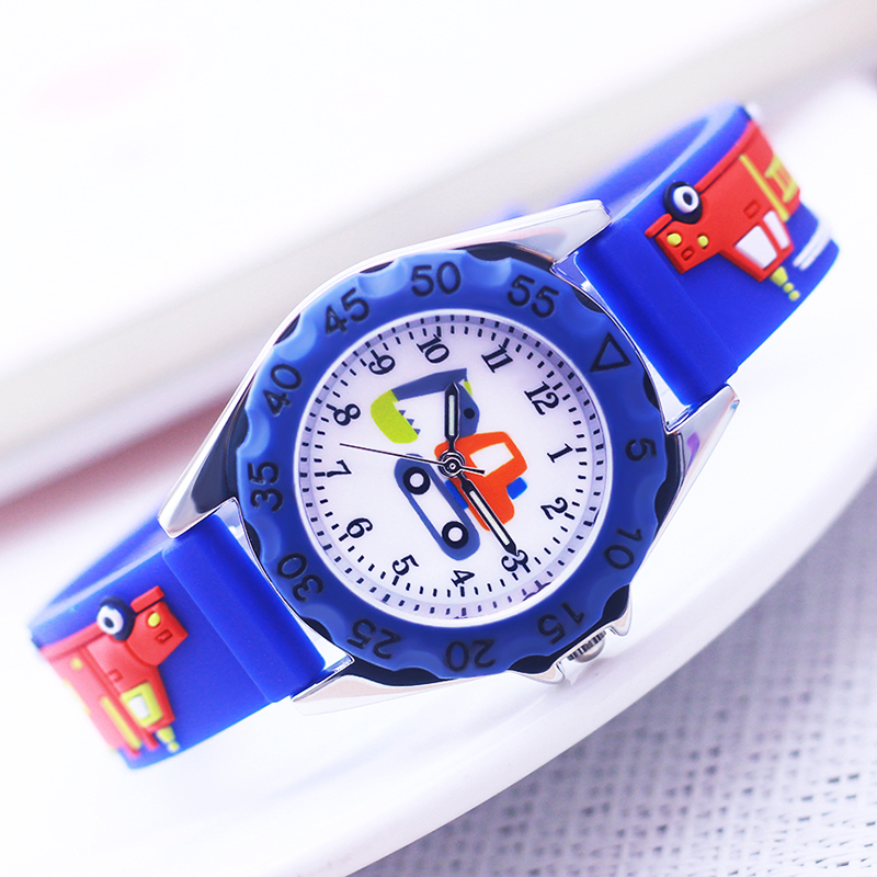 子供のための消防車の漫画のシリコーン時計,子供のためのコネク - Smartwatch Watches For Kids Sale のレビューと価格