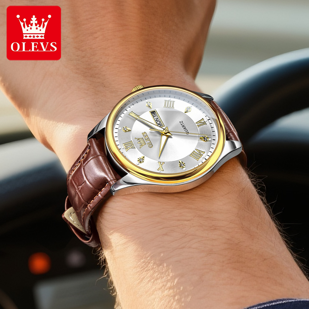 OLEVS 3649 メンズ腕時計 オリジナル カジュアル  - Smartwatch Watches Gift For Women のレビューと価格