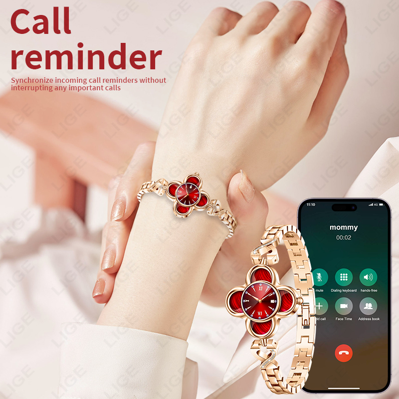 LIGE クォーツスマートウォッチ AI ブレスレット女性ス - Smartwatch Digital Watches For Women のレビューと価格