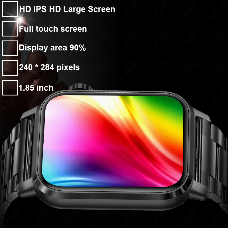 LIGE スマートウォッチ スポーツ フィットネス トラッカ - Smartwatch Watches For Sale のレビューと価格