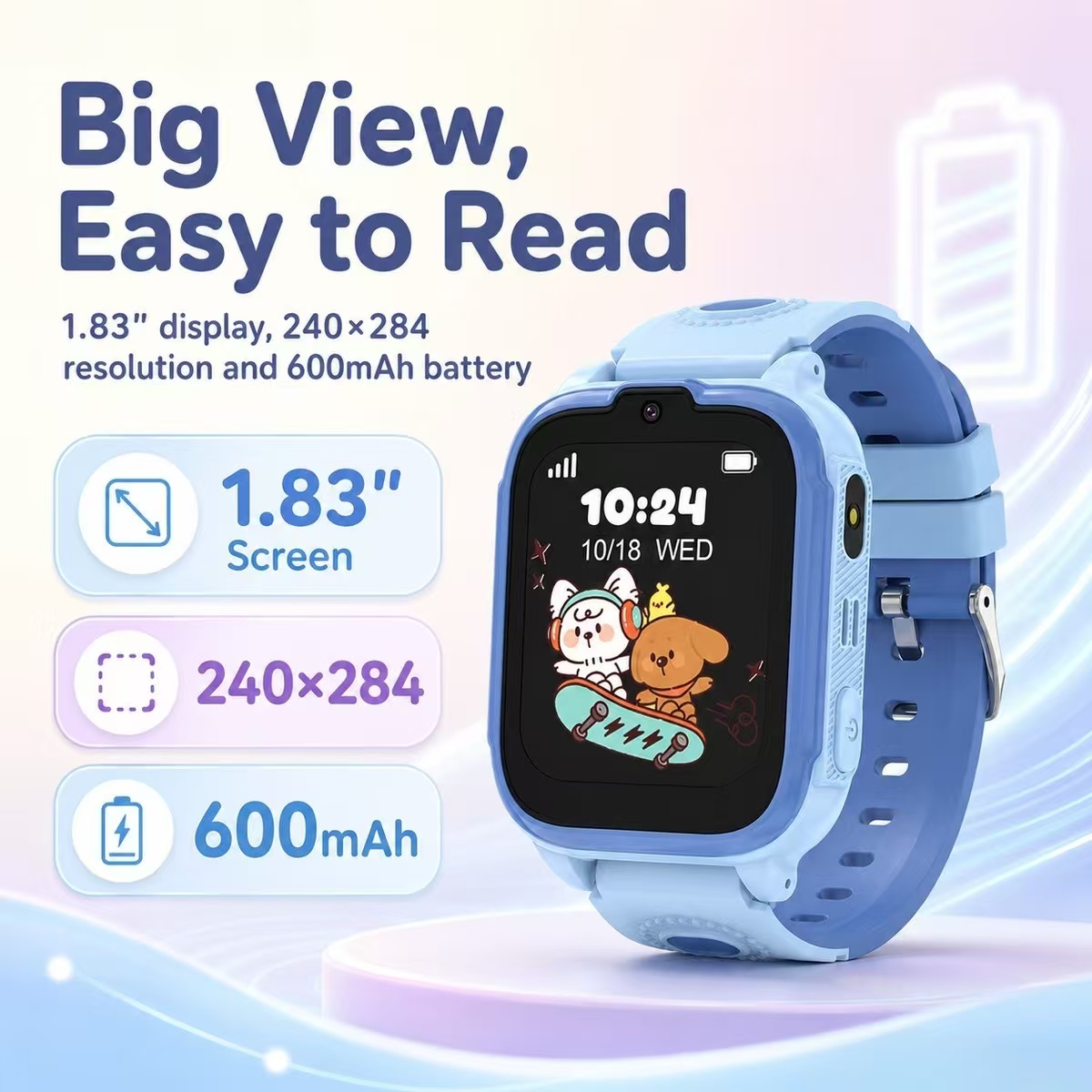 DH28 キッズスマートウォッチ 1.83インチ 240x2 - Kids Watches Not Smartwatch のレビューと価格