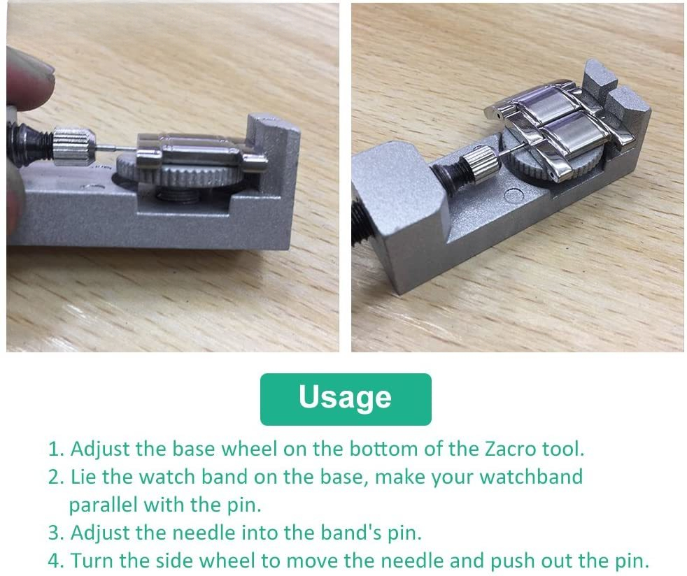 時計バンドストラップリンクピンリムーバー修理ツールキット時計 - Spring Bar Tool のレビューと価格