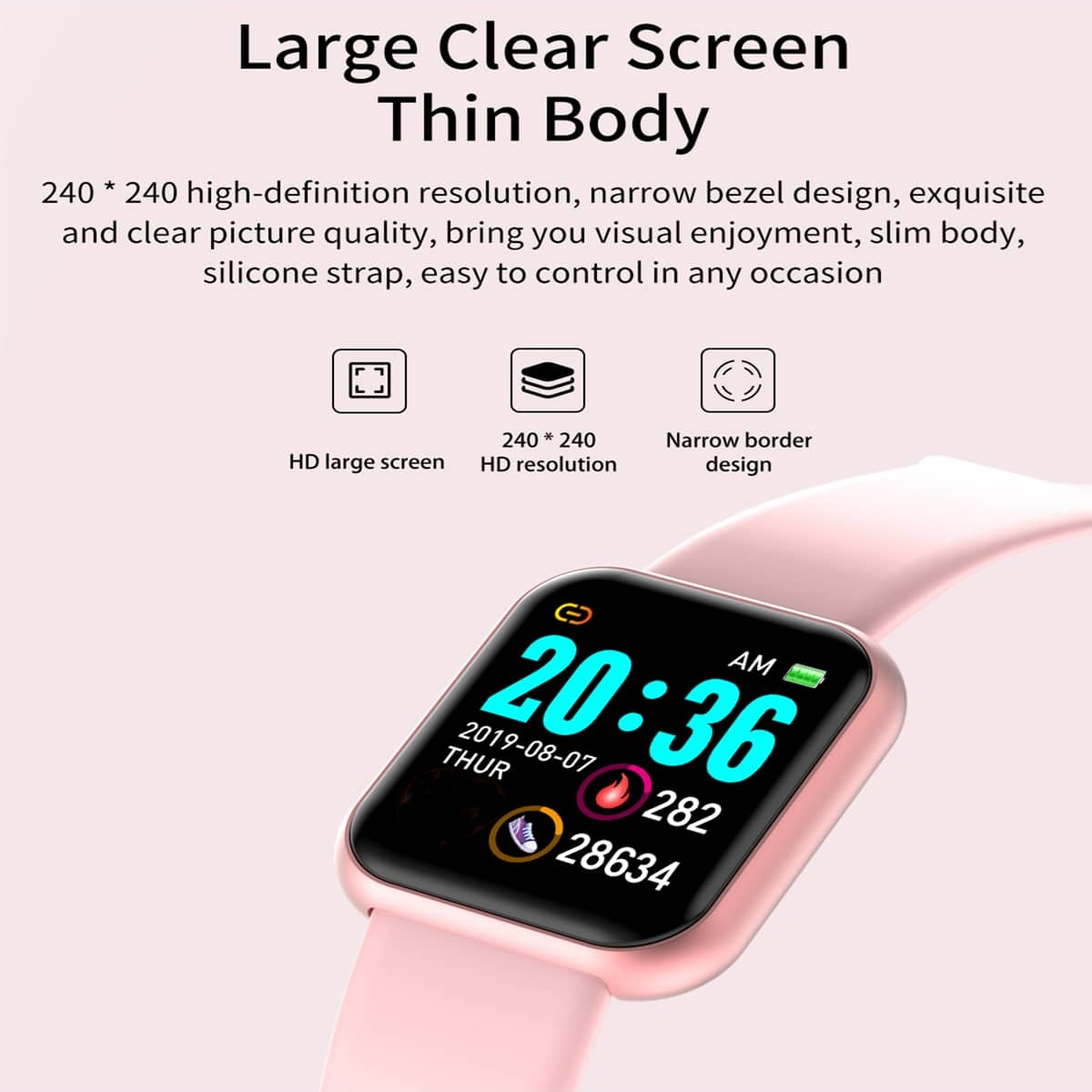 2025 新しいデジタル腕時計スマート LED ボーイズスポ - Watch Smart Y68 のレビューと価格
