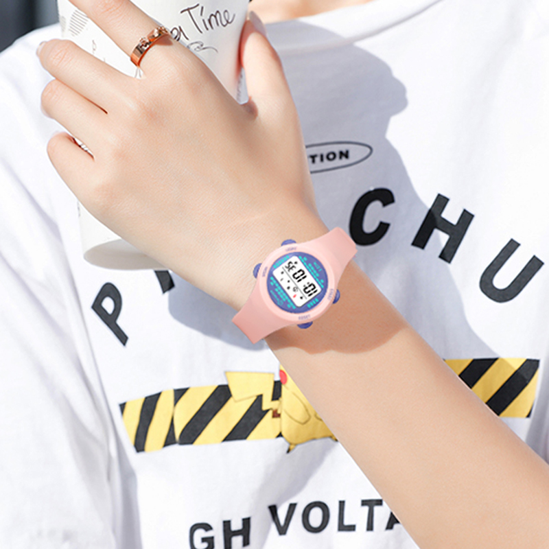 子供用電子時計,ピンク,多機能,デジタル,子供用スマート腕時 - Smartwatch Digital Watches For Kid Boy のレビューと価格