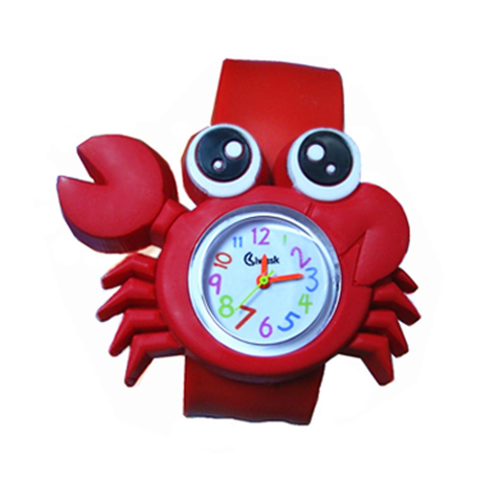 ニューキッズギフト漫画動物クォーツ腕時計かわいいカエルスラッ - Kids Watches Not Smartwatch のレビューと価格