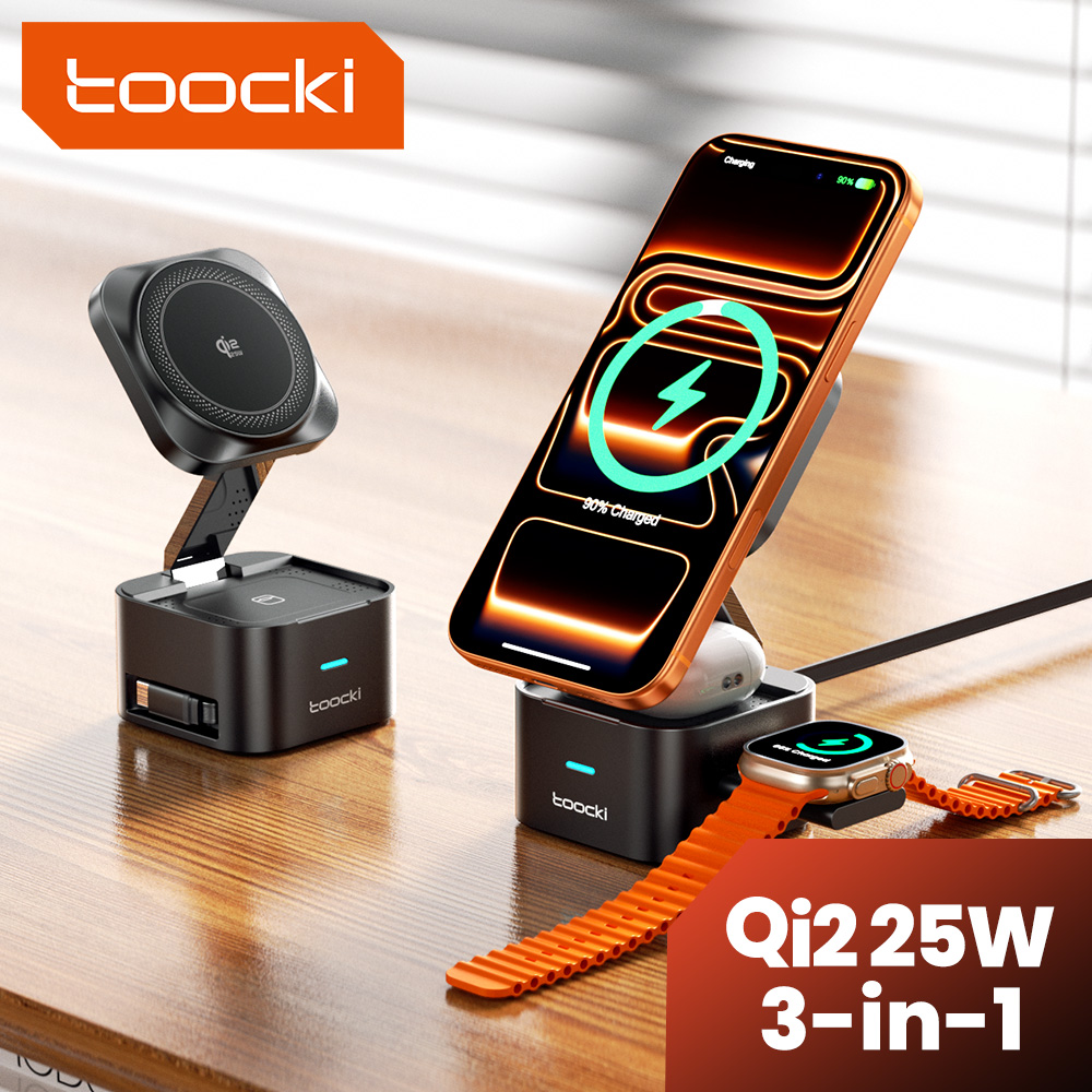 Toocki QI2.2 25W ワイヤレス充電器 iPho - Smartwatch Apple Watch のレビューと価格