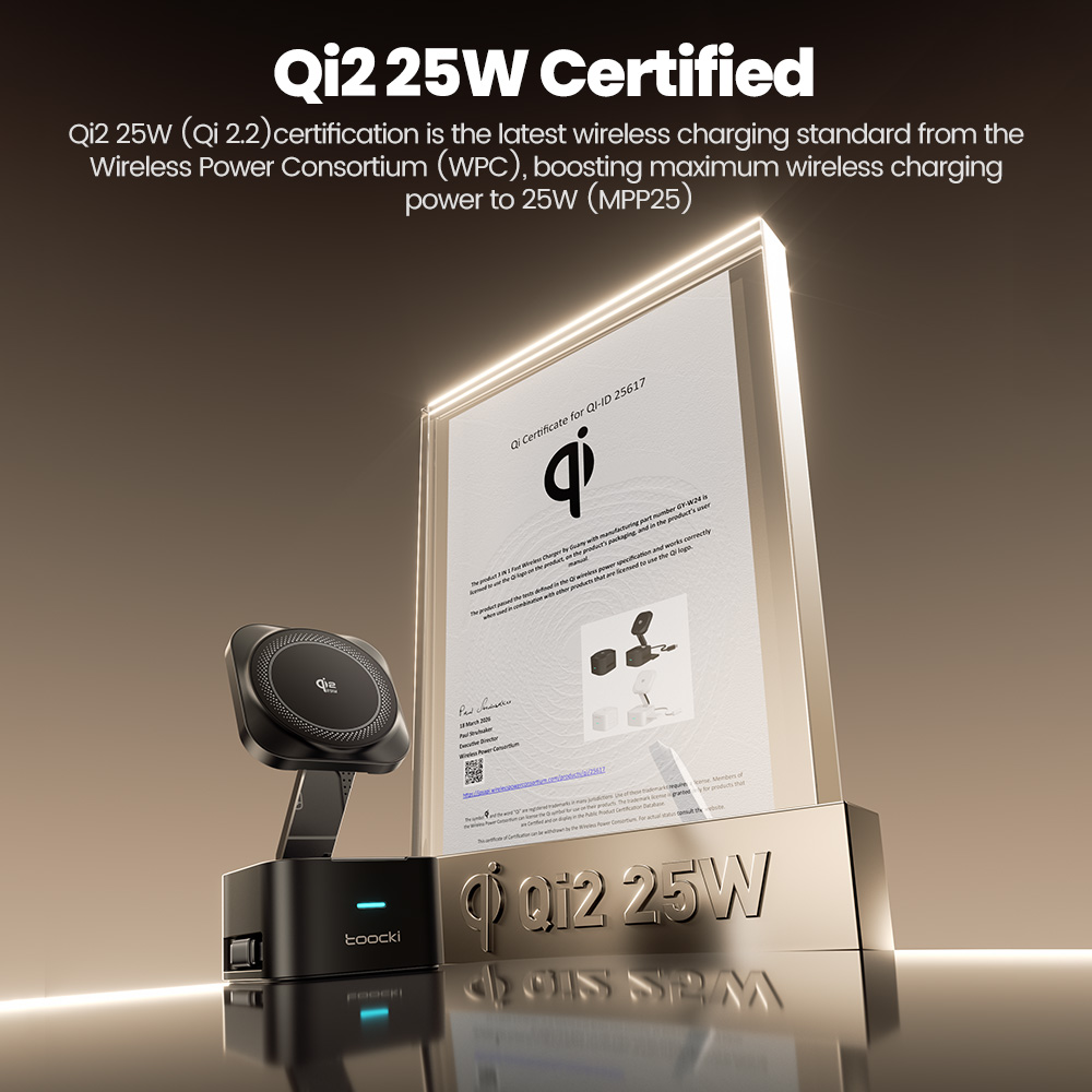 Toocki QI2.2 25W ワイヤレス充電器 iPho - Smartwatch Apple Watch のレビューと価格