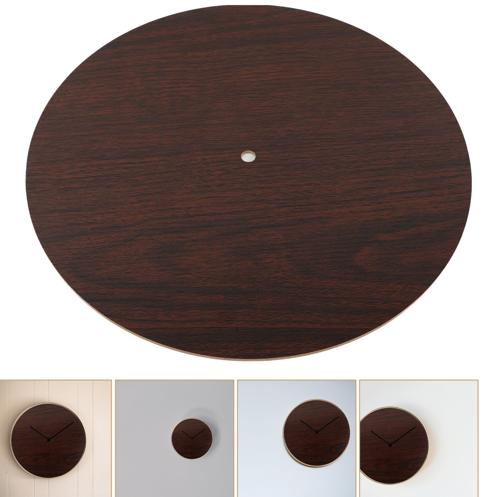 木目調時計文字盤 丸型ブランクダイヤル交換 DIY ローマ数 - Kids Watches Not Smartwatch のレビューと価格