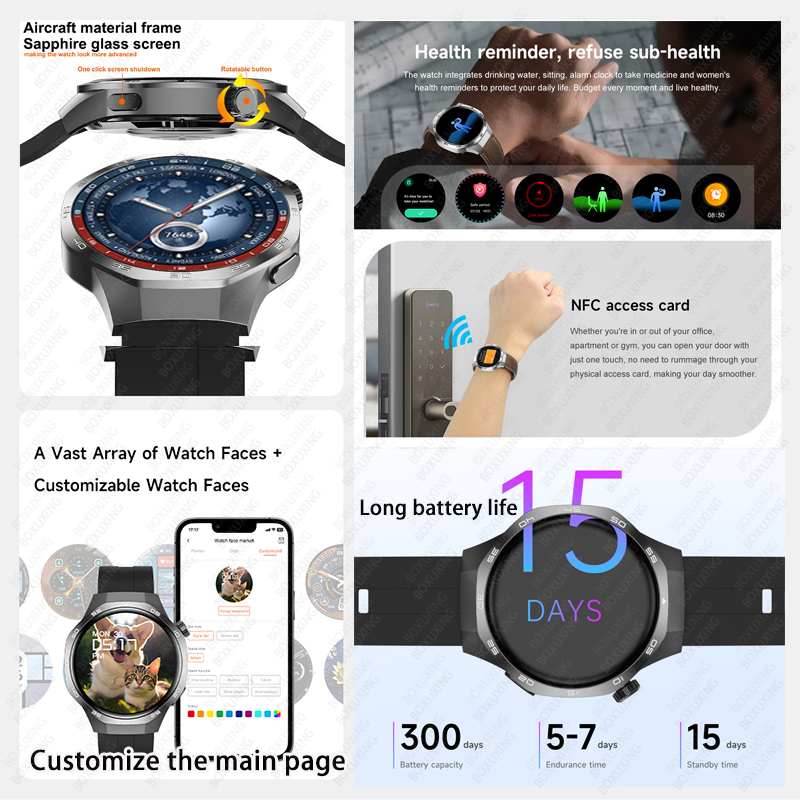 2026年新型BOXUXING Watch 5 MAXスマー - Smartwatch Watches For Women With Gps のレビューと価格