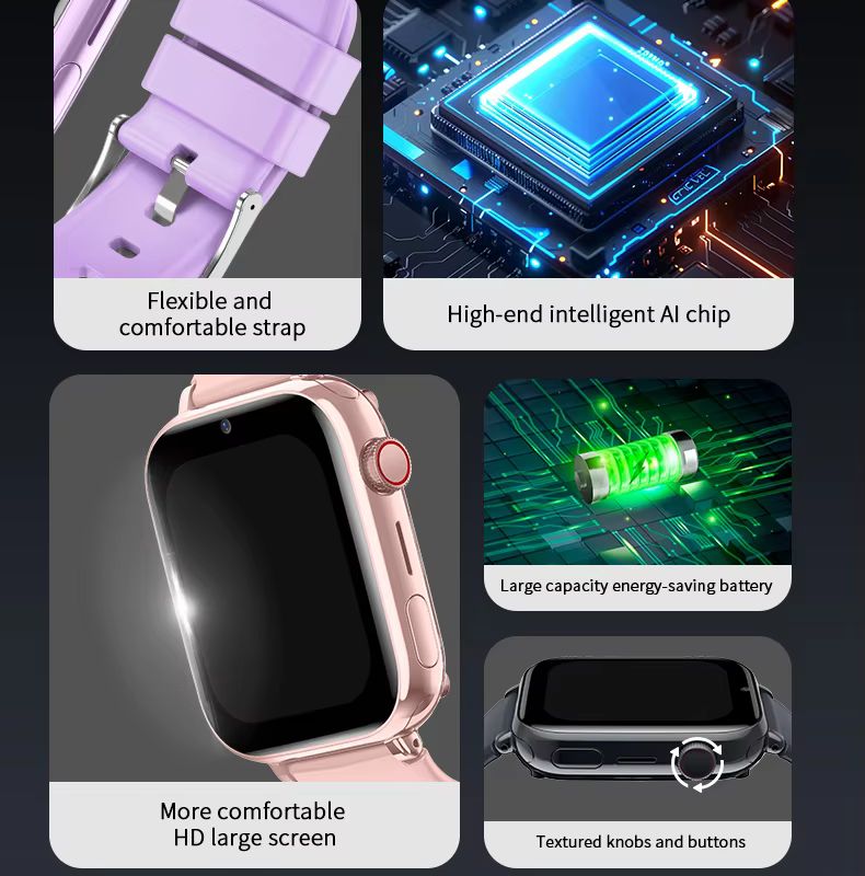紛失防止アラート、心拍数、血圧、体温モニタリング機能付き 4 - Smartwatch Watches For Sale のレビューと価格