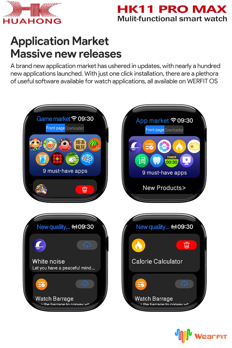 オリジナルHK11 Pro MAXスマートウォッチ AMOL - Smartwatch Phone Watches のレビューと価格
