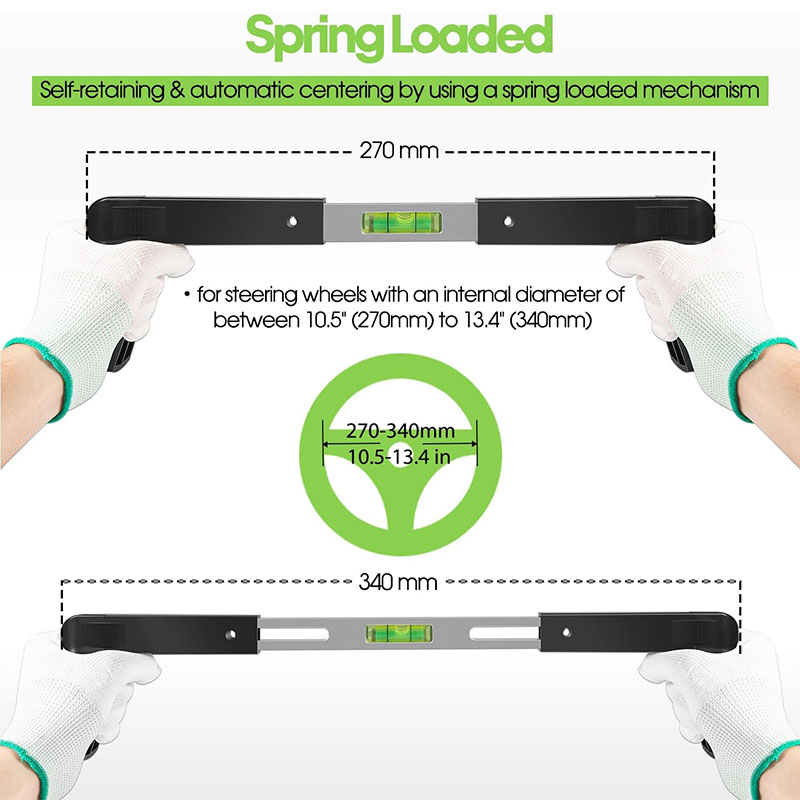 ユニバーサルステアリングホイールレベルバーツール,内径270 - Spring Bar Tool のレビューと価格