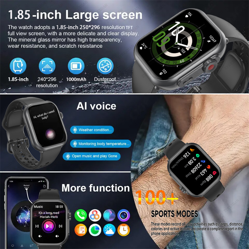 ウォッチ ウルトラ K62 メンズ レディース 1000mA - Smartwatch Watches For Women With Gps のレビューと価格