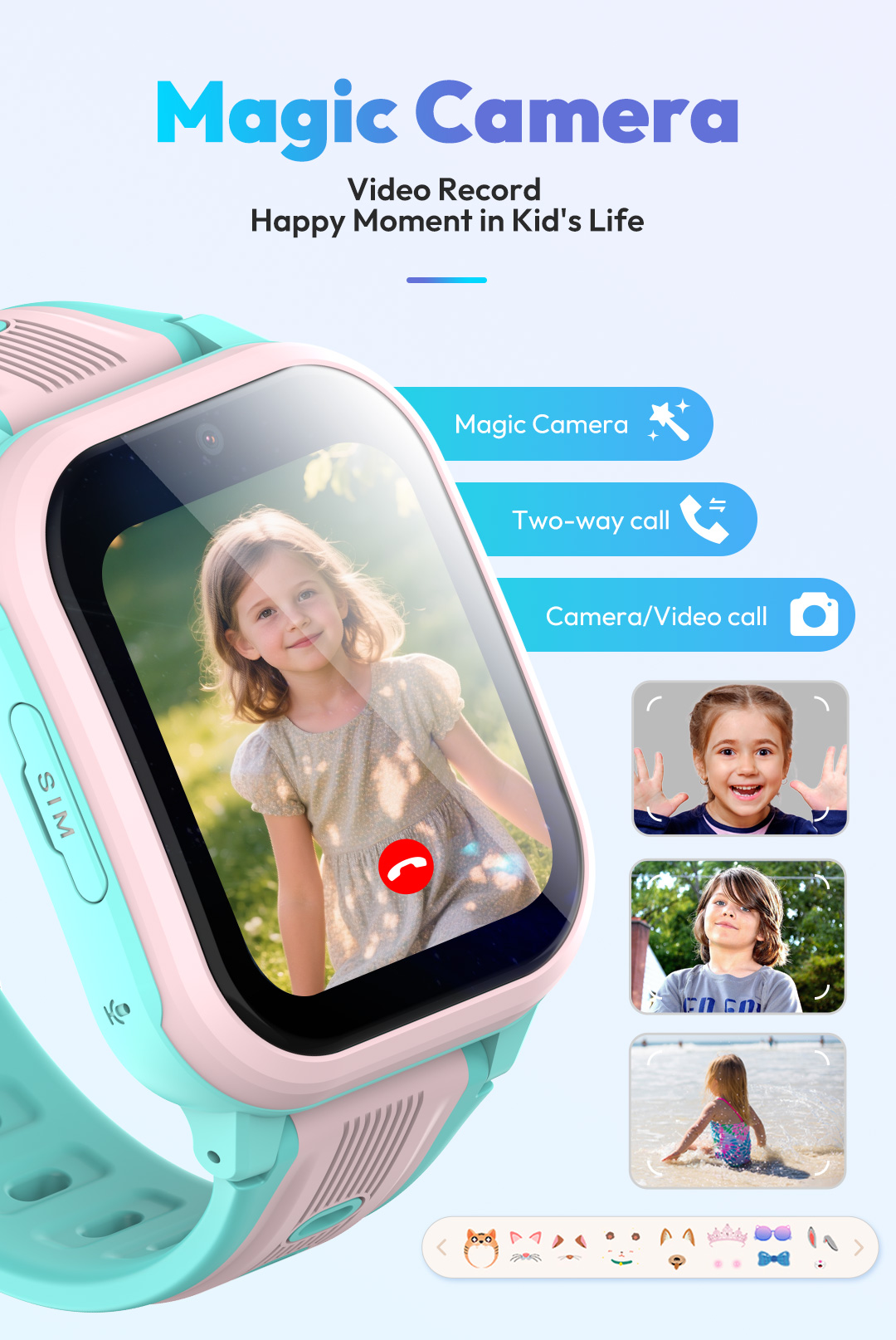 KT41スマートウォッチ - 4G対応子供用腕時計 - 高解 - Smartwatch Phone Watches のレビューと価格