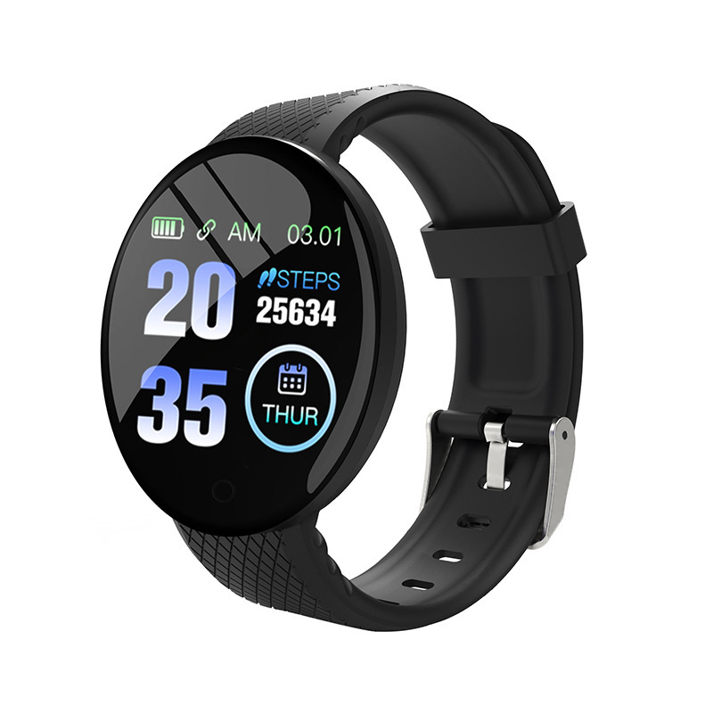 男性と女性のためのコネクテッドウォッチd18,心拍数モニター - Watch Smart Y68 のレビューと価格
