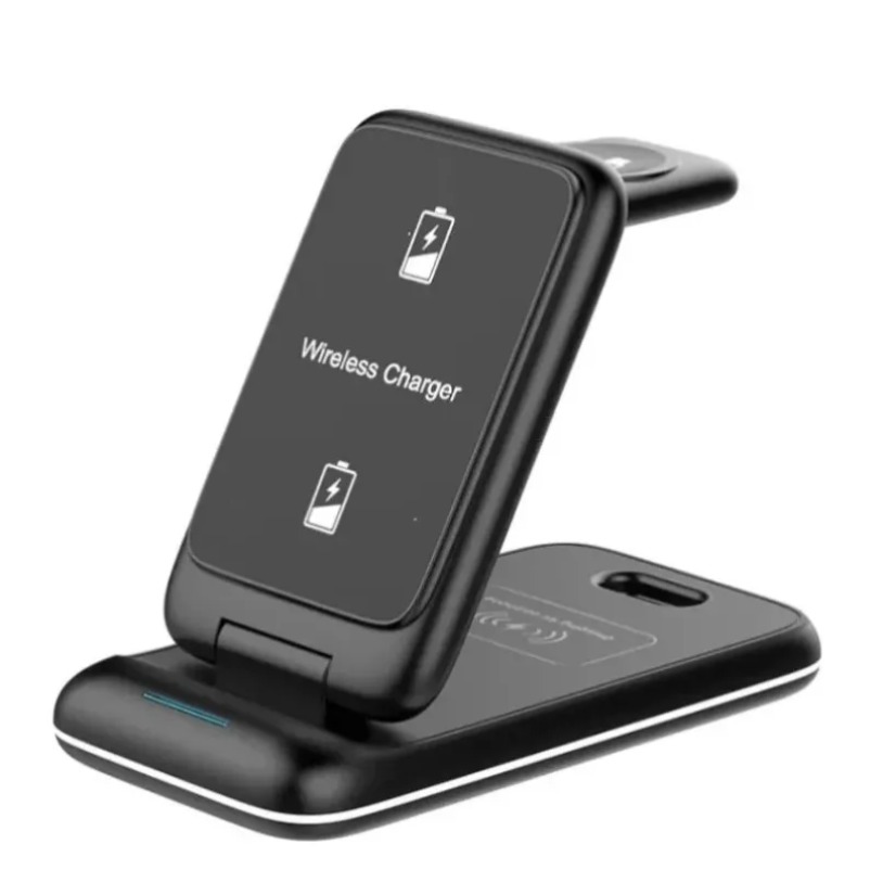 ポータブル折りたたみ式15W 3in1ワイヤレス充電ステーシ - Watch 7 Smartwatch Iphone のレビューと価格