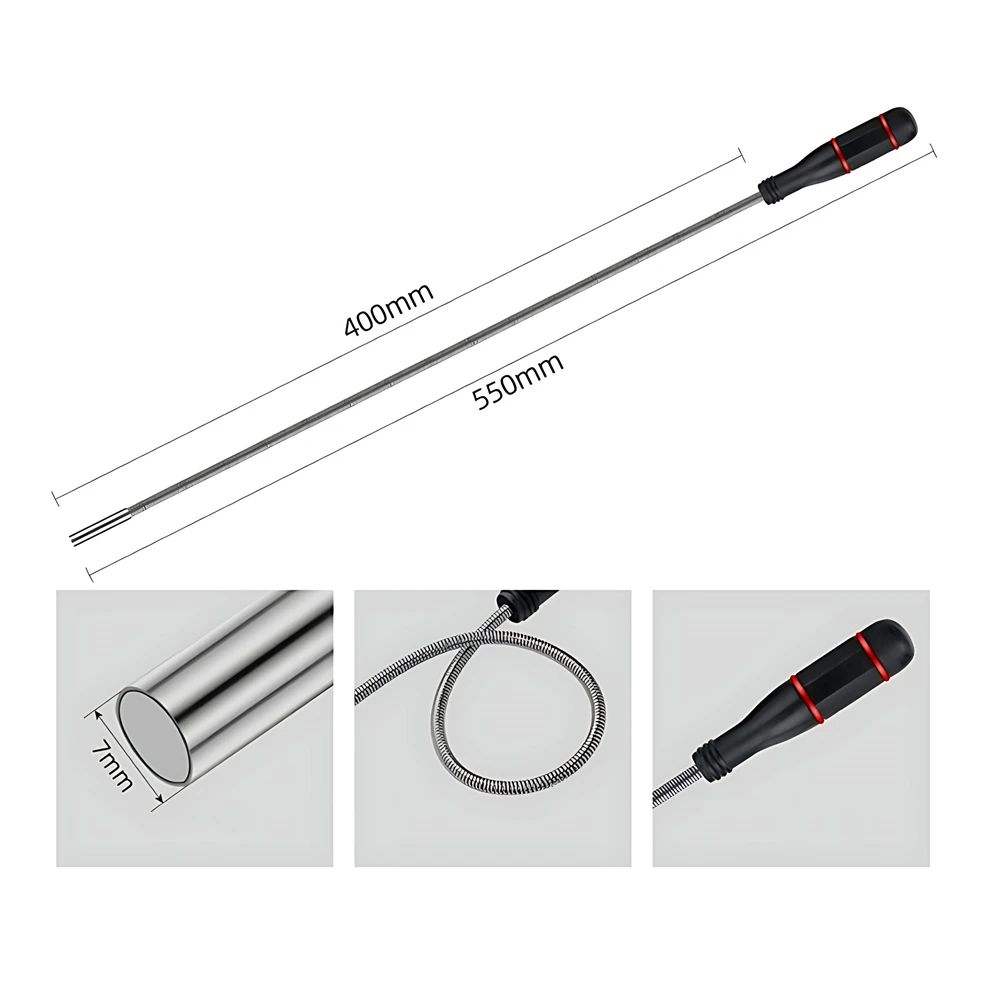 折りたたみ式で頑丈な磁気ピックアップツール,金属製の柔軟なピ - Spring Bar Tool のレビューと価格