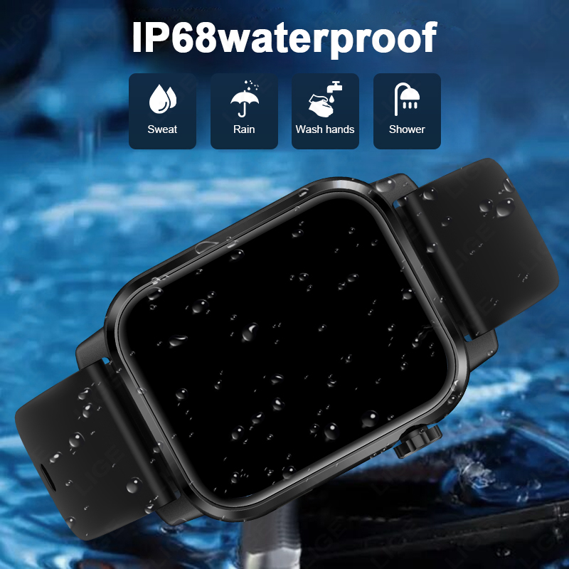 LIGE LED 懐中電灯 3D ダイナミックダイヤルスマー - Smartwatch Digital Watches For Women のレビューと価格