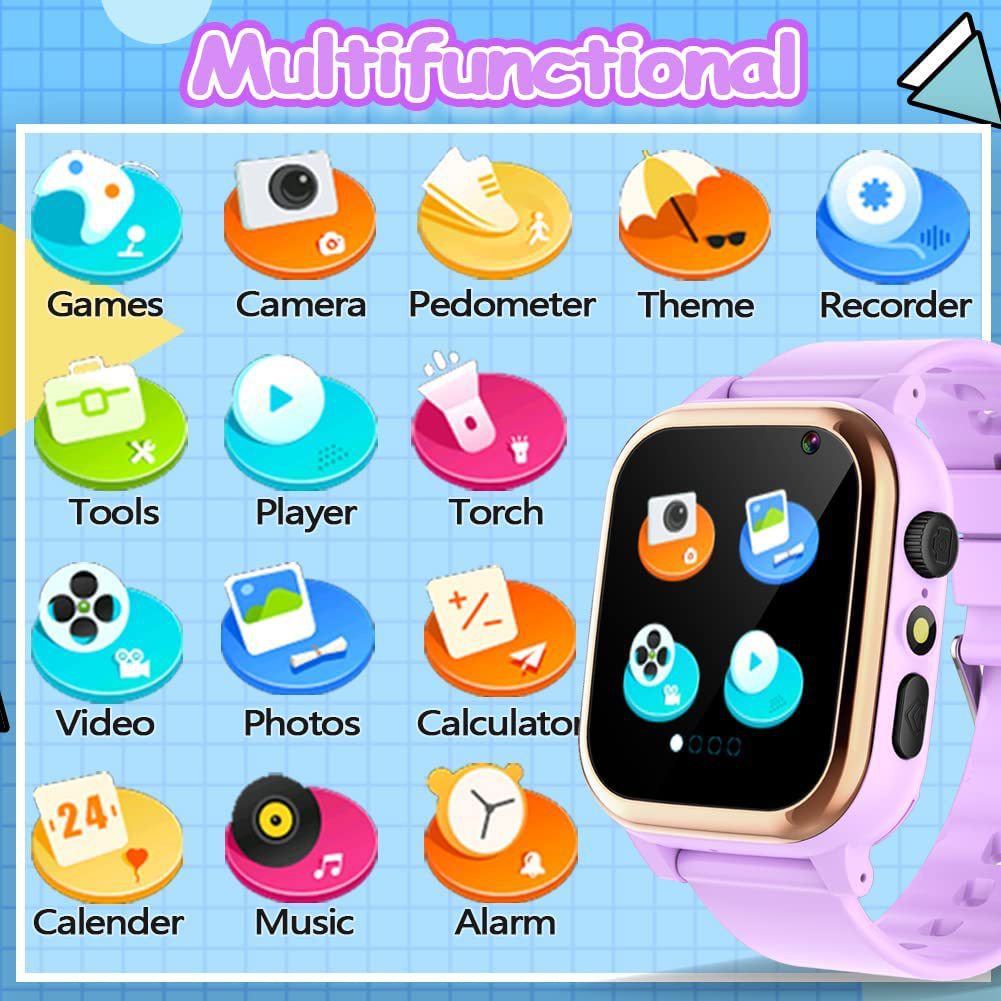 D02 キッズ用スマートゲームウォッチ カメラ・ビデオレコー - Kids Watches Not Smartwatch のレビューと価格