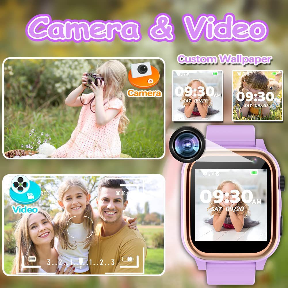 D02 キッズ用スマートゲームウォッチ カメラ・ビデオレコー - Kids Watches Not Smartwatch のレビューと価格