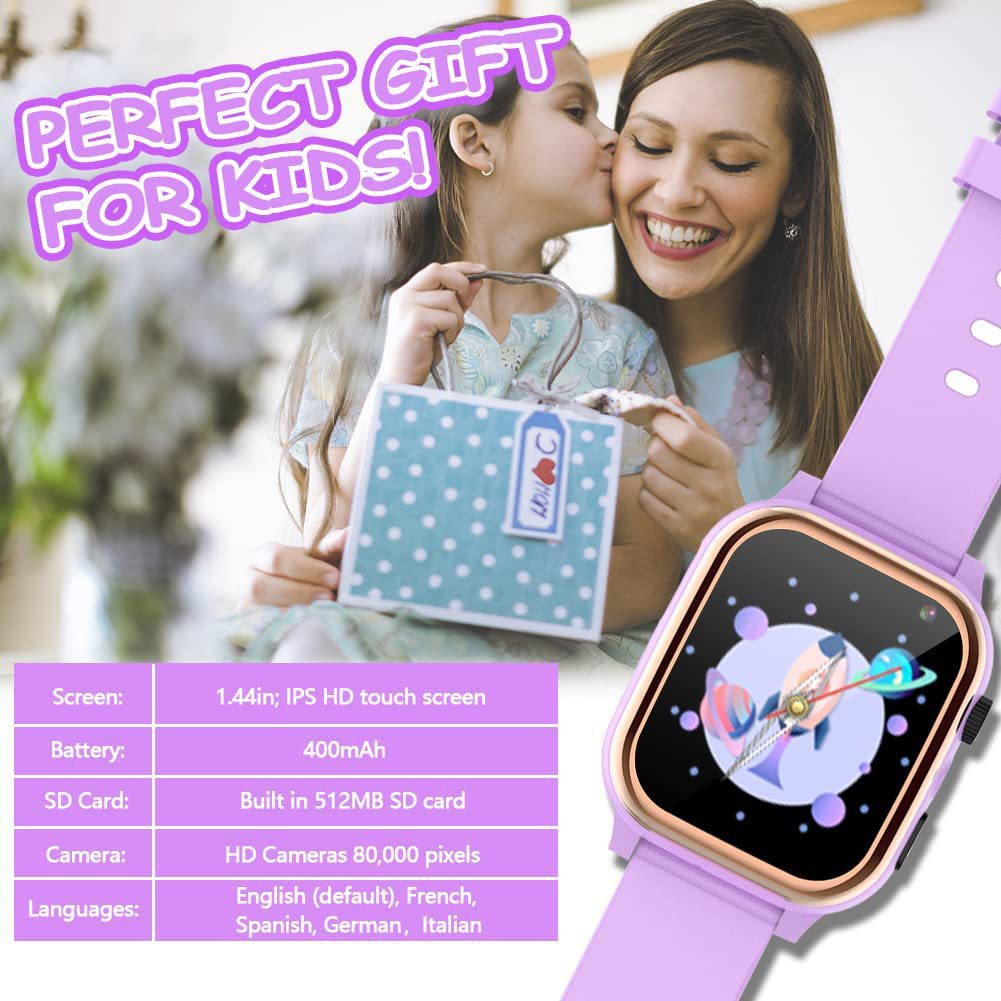 D02 キッズ用スマートゲームウォッチ カメラ・ビデオレコー - Kids Watches Not Smartwatch のレビューと価格