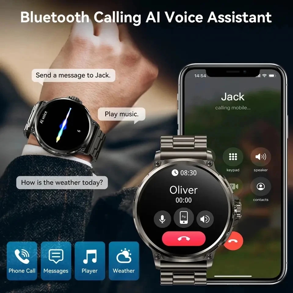 Bluetooth通話 360*360 1.85インチHD  - Smartwatch Phone Watches のレビューと価格