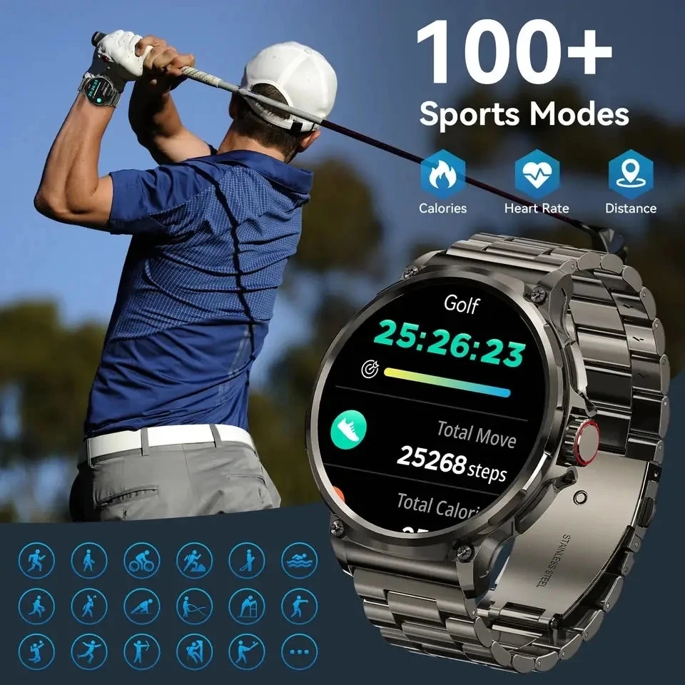 Bluetooth通話 360*360 1.85インチHD  - Smartwatch Phone Watches のレビューと価格