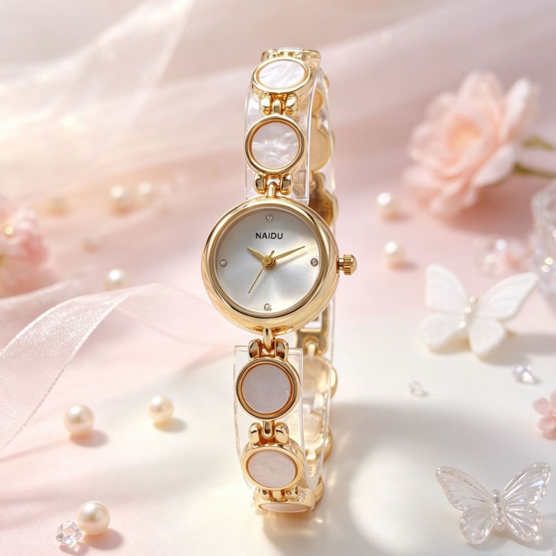 新しいファッション女性用腕時計人工フリチラリアブレスレットウ - Luxury Ceramic Watch のレビューと価格