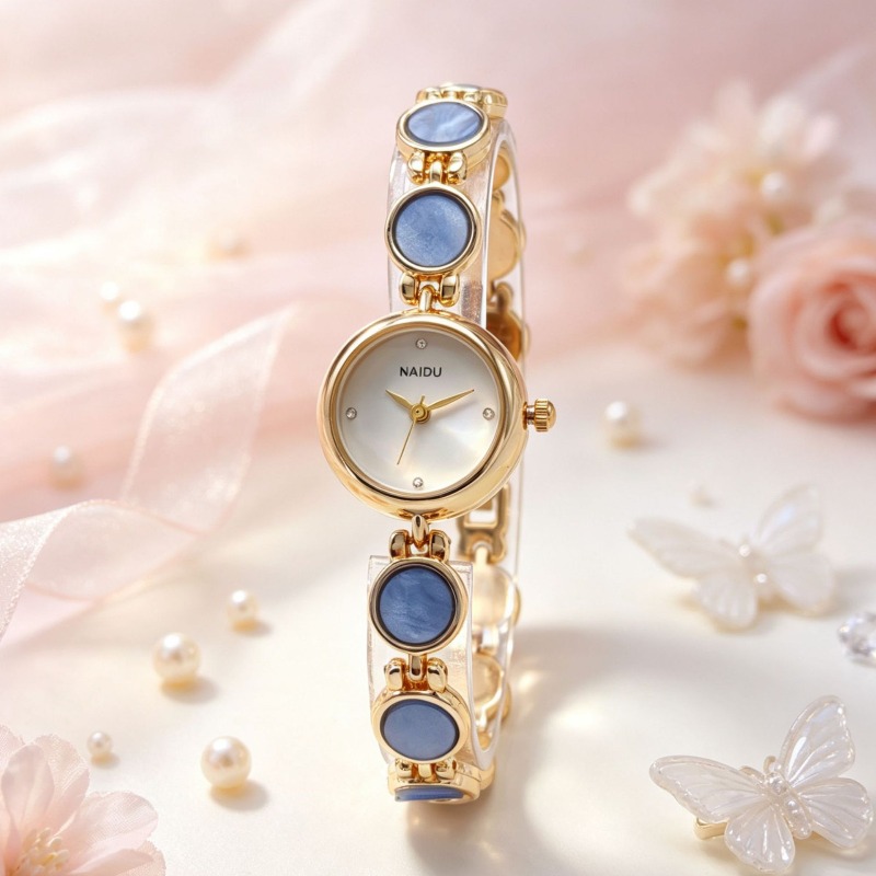 新しいファッション女性用腕時計人工フリチラリアブレスレットウ - Luxury Ceramic Watch のレビューと価格